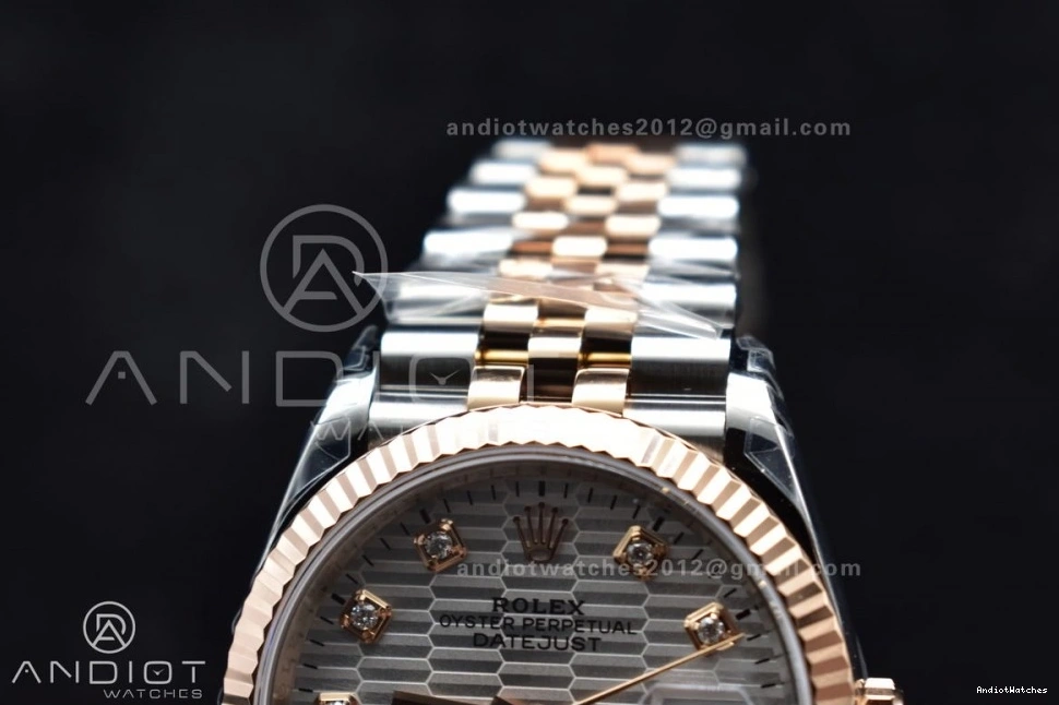 1:1 VS 36 TopPick Bracelet SS 904L DateJust Diamond Dial Jubilee On Silver Edition 563 126234 Markers VSF Best 0301